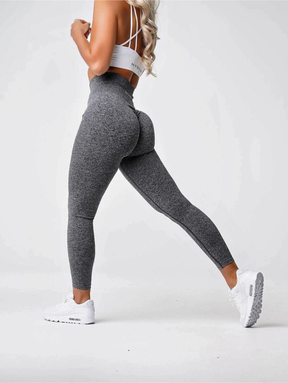 NVGTN Scrunch Seamless Leggings Gray